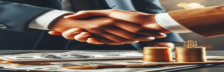 ShareASale-A-Detailed-Review-featured-image-hands-shaking-over-stacks-of-money-make-xtra-money-online