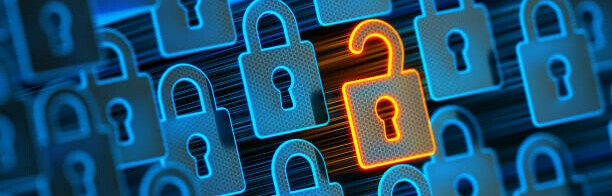 Learn How To Use Instagram To Make Xtra Money Online image 2 several blue digital locks with one opened in orange make xtra money online