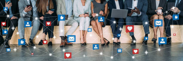 Earn Money Using Facebook Like Your Way To Online Income image 3 several facebook icons linked showing network opportunities make xtra money online