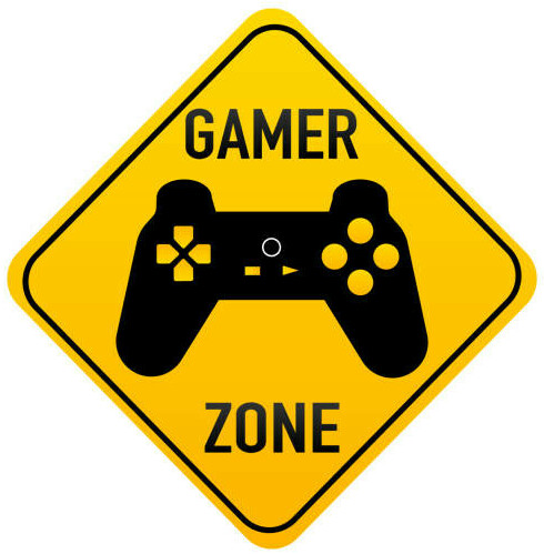 Learn How To Make Money In The Gaming Industry A Gamer's Guide image 8 gamer warning sign with gaming handset and gamer zone written make xtra money online