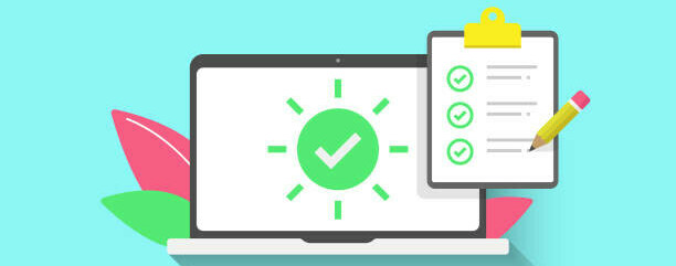 Understanding The Power Of SEO In Affiliate Marketing image 6 computer screen with green ticks and checklist ticked off make xtra money online