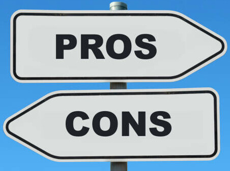 Affiliate Networks The Pros And Cons image 4 arrows with pros and cons on them make xtra money online Affiliate Networks The Pros And Cons image 4 arrows with pros and cons on them make xtra money online