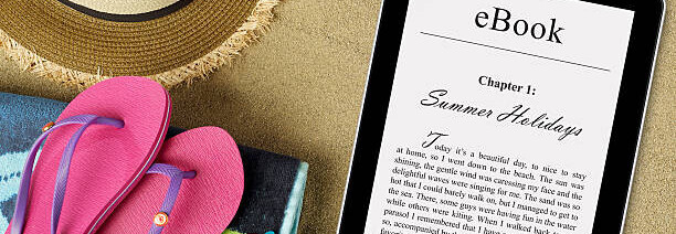 Successful Strategies To Make Money Online In 2024 image 3 ebook on ipad with chapter summer holidays written with sand and flipflops and sun hat make xtra money online