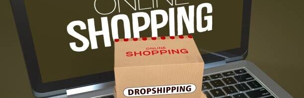 Successful Strategies To Make Money Online In 2024 image 4 laptop with boxes ready for shipping with drop shipping written on them make xtra money online