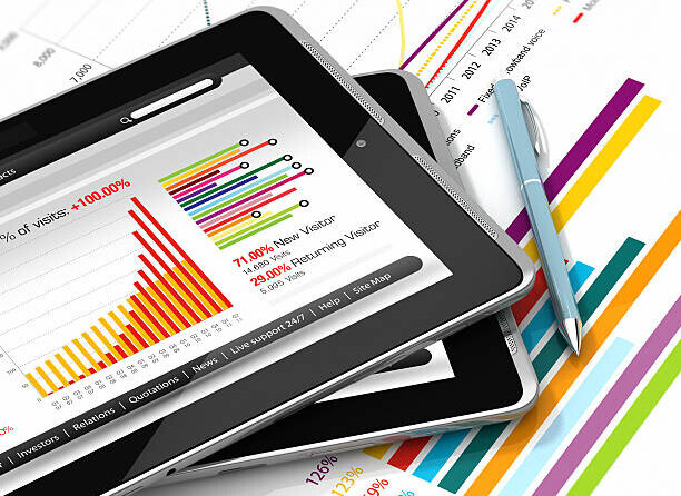How To Create High Quality Content For Affiliate Marketing image 7 ipad showing data analytics and charts with paper and pen make xtra money online