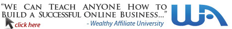 WA Banner We can teach anyone how to build a successful online business Click here Wealthy Affiliate University Make Xtra Money Online